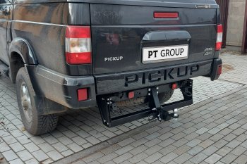 13 779 р. Фаркоп PT GROUP /съемный квадрат/UAZ Pickup 2008-/UAZ Profi 2017-(236022,236031(станд),236324)  Уаз Патриот  23632 - Профи  23602  с доставкой в г. Кемерово. Увеличить фотографию 3