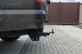 13 779 р. Фаркоп PT GROUP /съемный квадрат/UAZ Pickup 2008-/UAZ Profi 2017-(236022,236031(станд),236324)  Уаз Патриот  23632 - Профи  23602  с доставкой в г. Кемерово. Увеличить фотографию 6