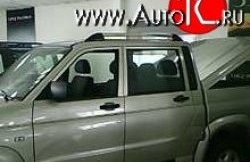 8 899 р. Рейлинги на автомобиль Ralex Tuning  Уаз Патриот  23632 (2008-2025) дорестайлинг пикап, 1 рестайлинг пикап, 2-ой рестайлинг пикап  с доставкой в г. Кемерово. Увеличить фотографию 2