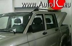 8 899 р. Рейлинги на автомобиль Ralex Tuning  Уаз Патриот  23632 (2008-2025) дорестайлинг пикап, 1 рестайлинг пикап, 2-ой рестайлинг пикап  с доставкой в г. Кемерово. Увеличить фотографию 3