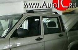 8 899 р. Рейлинги на автомобиль Ralex Tuning  Уаз Патриот  23632 (2008-2025) дорестайлинг пикап, 1 рестайлинг пикап, 2-ой рестайлинг пикап  с доставкой в г. Кемерово. Увеличить фотографию 4