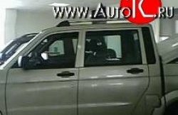 8 899 р. Рейлинги на автомобиль Ralex Tuning  Уаз Патриот  23632 (2008-2025) дорестайлинг пикап, 1 рестайлинг пикап, 2-ой рестайлинг пикап  с доставкой в г. Кемерово. Увеличить фотографию 6