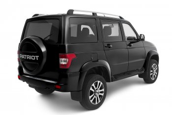 2 429 р. Защитная накладка заднего бампера Petroil Tuning  Уаз Патриот ( 3163 5-дв.,  3163 5 дв.) (2014-2025) 1-ый рестайлинг, 2-ой рестайлинг  с доставкой в г. Кемерово. Увеличить фотографию 3