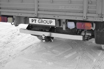 Фаркоп PT GROUP /съемный квадрат/ с НЕРЖ накладкой UAZ Pickup 2008- / UAZ Profi 2017- (стандартн.) Уаз Патриот  23632 - Профи  23602