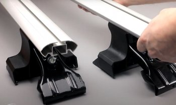 8 789 р. Универсальный багажник в сборе D-LUX 1   (с поперечинами аэро-классик LUX (длина 130 см))  с доставкой в г. Кемерово. Увеличить фотографию 3