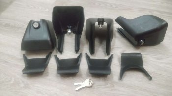 1 249 р. Комплект обтекателей опор багажника Inter D-Plus (для D1, D1 Euro и С15) Jeep Compass MP дорестайлинг (2016-2022)  с доставкой в г. Кемерово. Увеличить фотографию 2