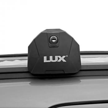 14 299 р. Багажник на интегрированные рейлинги LUX SCOUT   (черные поперечины)  с доставкой в г. Кемерово. Увеличить фотографию 3