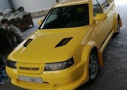 1 999 р. Накладки на капот DK KIA Sorento MQ4 (2020-2022) (Неокрашенные)  с доставкой в г. Кемерово. Увеличить фотографию 2