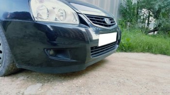 579 р. Универсальная губа (юбка) переднего бампера Cruze Style Subaru Outback BH/BE12 универсал (1998-2004)  с доставкой в г. Кемерово. Увеличить фотографию 9