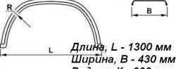 1 749 р. Крыло К-К-430 (трапеция, усиленное) Master-Plast    с доставкой в г. Кемерово. Увеличить фотографию 2