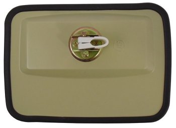 1 079 р. Универсальное боковое зеркало заднего вида (310x230 SR350) (регулировка: мех.) SAT Hyundai HD-120  дорестайлинг (1997-2004) (Неокрашенное)  с доставкой в г. Кемерово. Увеличить фотографию 1