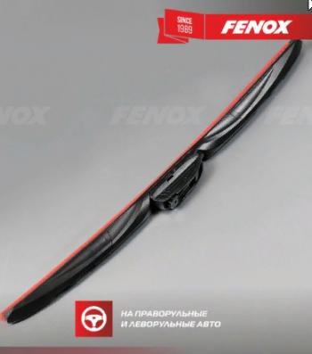 689 р. Щетка стеклоочистителя передняя (гибридная) FENOX Hybrid Vision    с доставкой в г. Кемерово. Увеличить фотографию 8