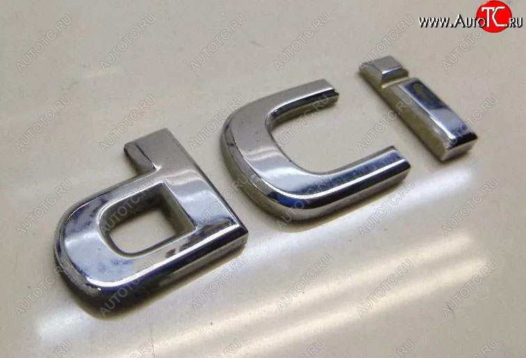 1 079 р. Эмблема крышки багажника dCi Honda Fit 2 GE 2-ой рестайлинг (2012-2014) (Хром)  с доставкой в г. Кемерово