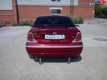 3 759 р. Низкий универсальный спойлер Кураж Honda Civic FD седан дорестайлинг (2005-2008) (Неокрашенный, Стоп-сигнал красный)  с доставкой в г. Кемерово. Увеличить фотографию 5