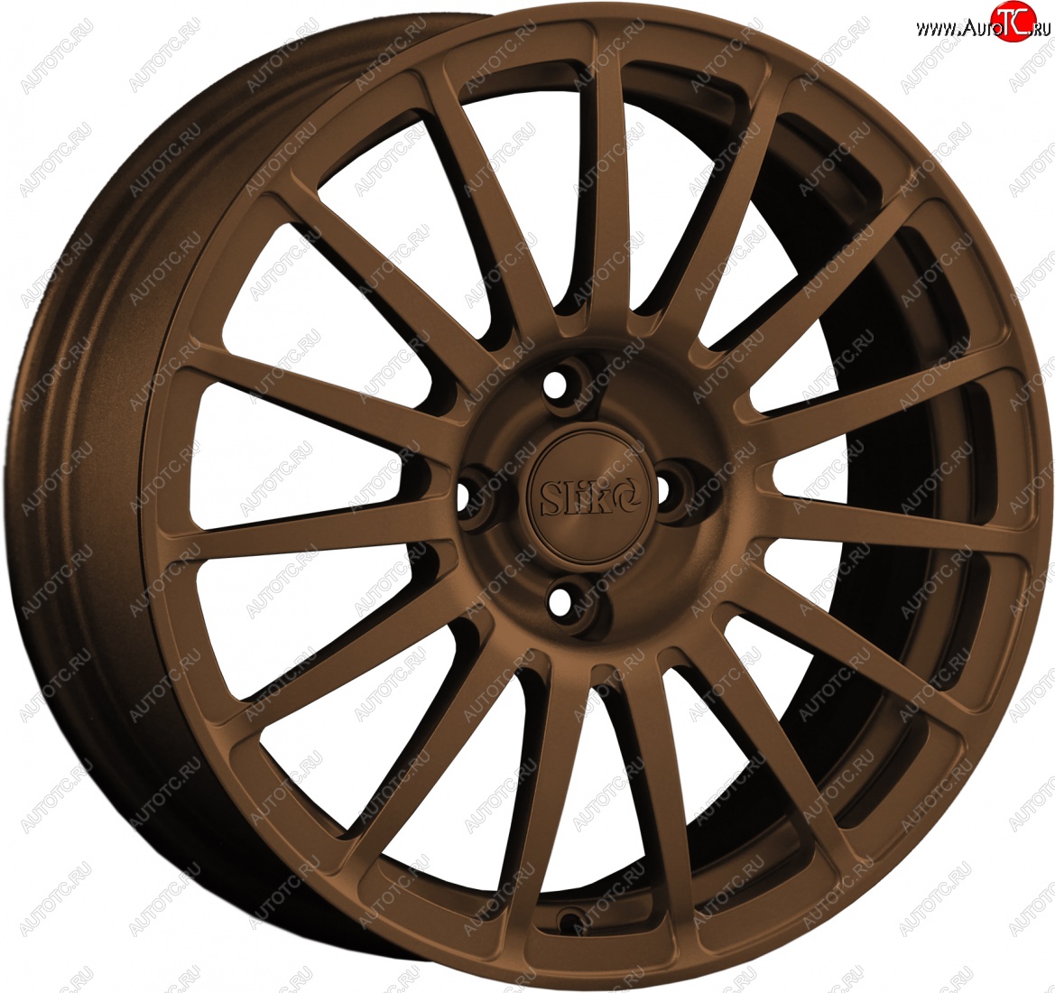 18 999 р. Кованый диск Slik classik R16x6.5 Коньячная бронза. Матовый (MBRZCGN) 6.5x16   (Цвет: MBRZCGN)  с доставкой в г. Кемерово