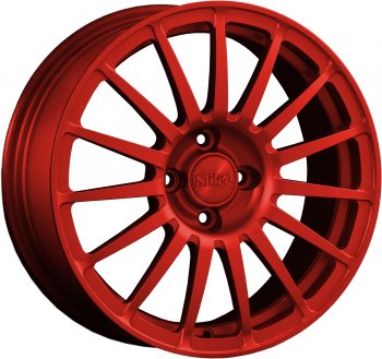 18 999 р. Кованый диск Slik classik R16x6.5 Красный (RED) 6.5x16   (Цвет: RED)  с доставкой в г. Кемерово. Увеличить фотографию 1