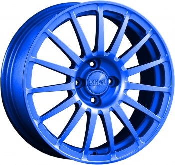 18 999 р. Кованый диск Slik classik R16x6.5 Синий (BLUE) 6.5x16   (Цвет: BLUE)  с доставкой в г. Кемерово. Увеличить фотографию 1