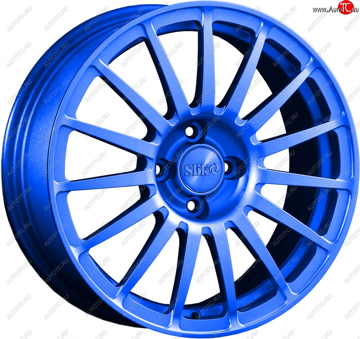 18 999 р. Кованый диск Slik classik R16x6.5 Синий (BLUE) 6.5x16   (Цвет: BLUE)  с доставкой в г. Кемерово