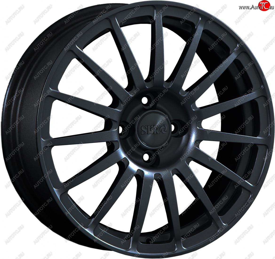 18 999 р. Кованый диск Slik classik R16x6.5 Черный глянцевый (BK) 6.5x16   (Цвет: BK)  с доставкой в г. Кемерово