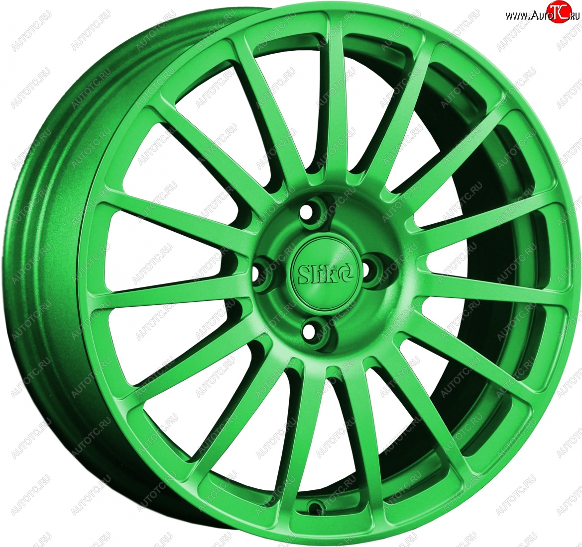 18 999 р. Кованый диск Slik classik R16x6.5 RAL 6038 ярко-зеленый (6038) 6.5x16   (Цвет: 6038)  с доставкой в г. Кемерово