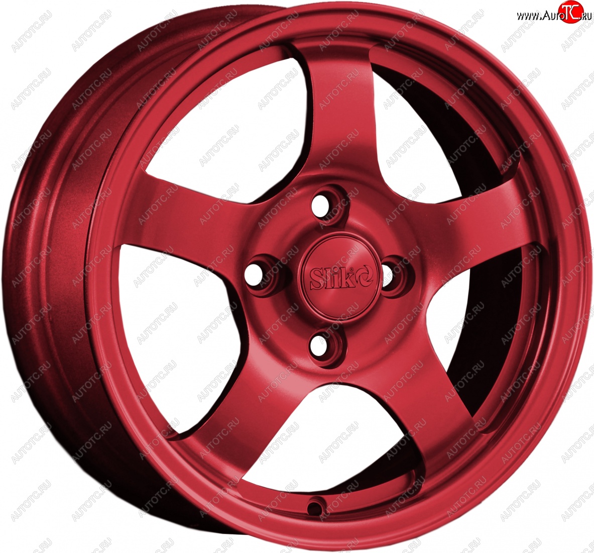 12 799 р. Кованый диск Slik Classik 6x14 (Красный RED)   (Цвет: Красный RED)  с доставкой в г. Кемерово