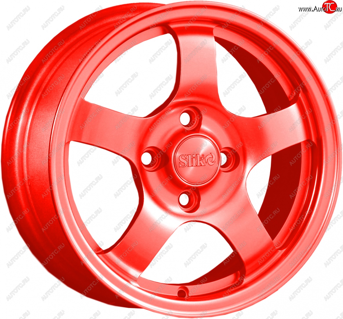 12 799 р. Кованый диск Slik Classik 6x14 (Candy - красный)   (Цвет: Candy - красный)  с доставкой в г. Кемерово