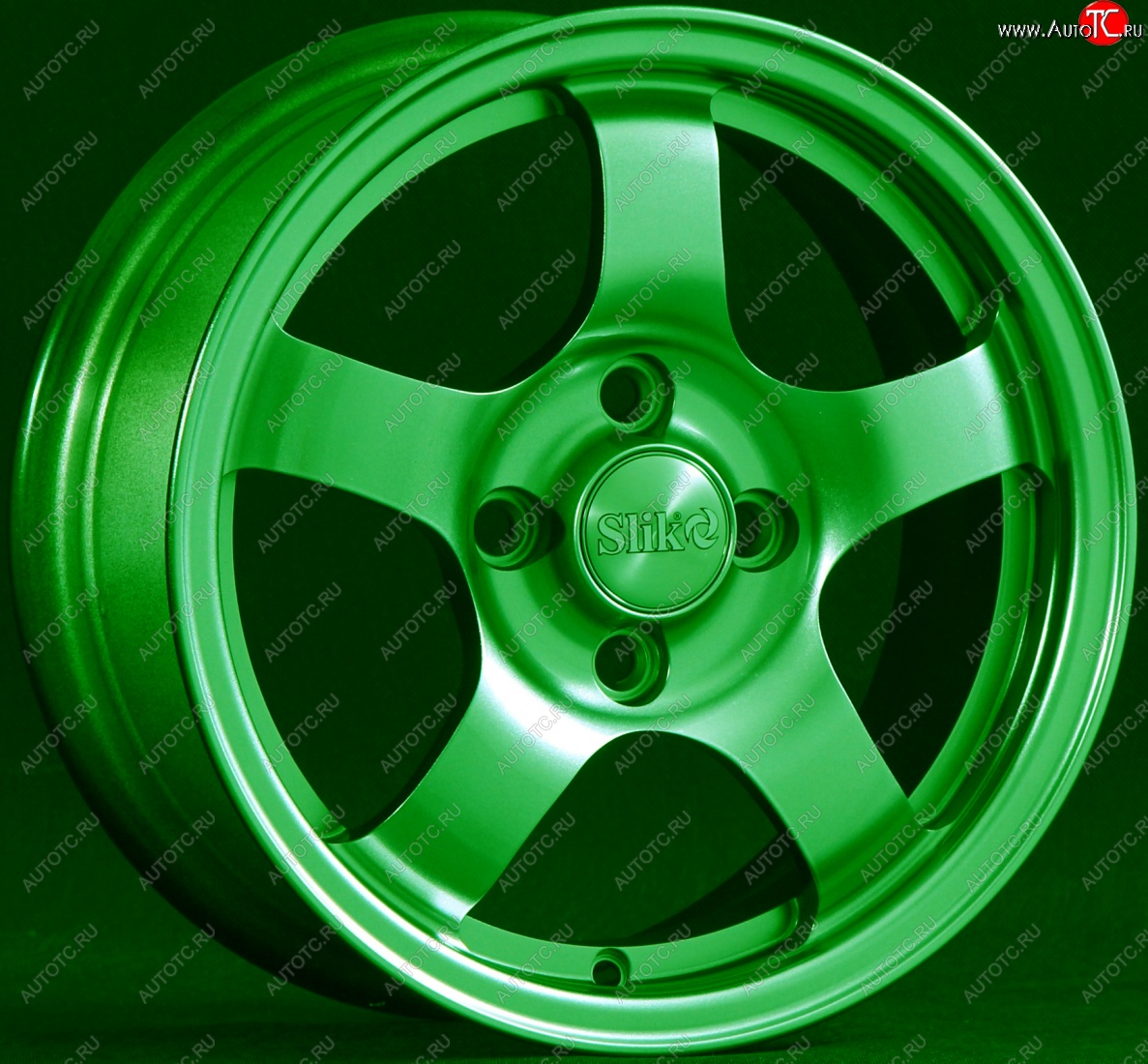 12 799 р. Кованый диск Slik Classik 6x14 (Зелёный GREEN)   (Цвет: Зелёный GREEN)  с доставкой в г. Кемерово