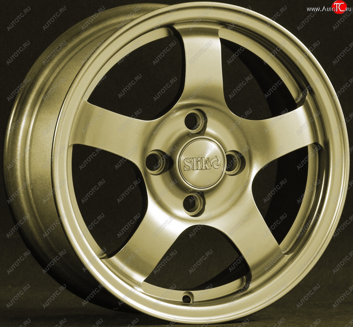 12 799 р. Кованый диск Slik Classik 6x14 (Золотой G)   (Цвет: Золотой G)  с доставкой в г. Кемерово