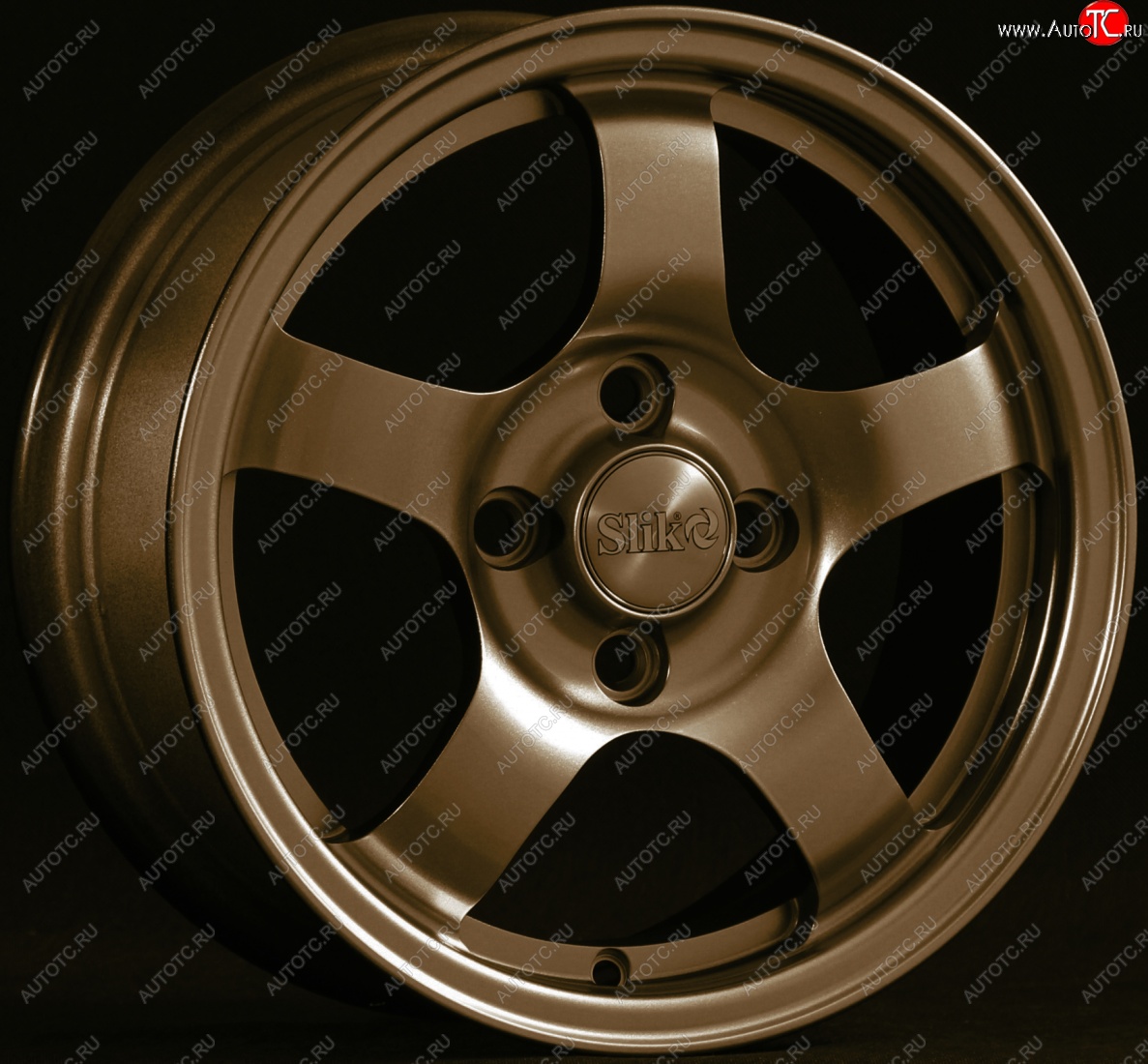 12 799 р. Кованый диск Slik Classik 6x14 (Коньяная бронза BRZCGN)   (Цвет: Коньяная бронза BRZCGN)  с доставкой в г. Кемерово