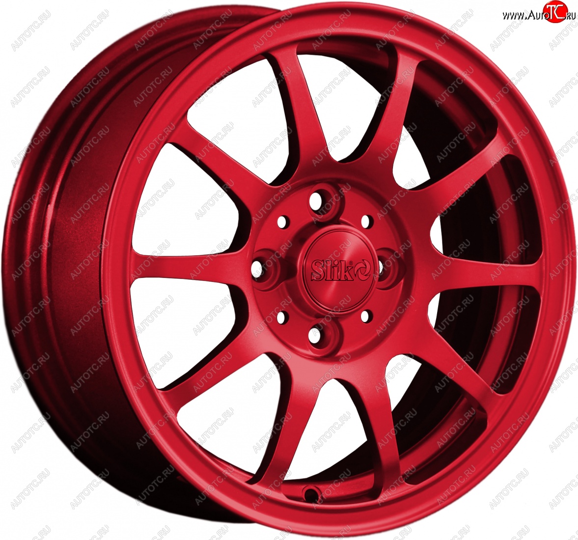 12 799 р. Кованый диск Slik Classik 6x14 (Красный)   (Цвет: Красный)  с доставкой в г. Кемерово