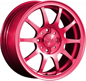 12 799 р. Кованый диск Slik Classik 6x14 (Candy рубиновый)   (Цвет: Candy рубиновый)  с доставкой в г. Кемерово. Увеличить фотографию 1