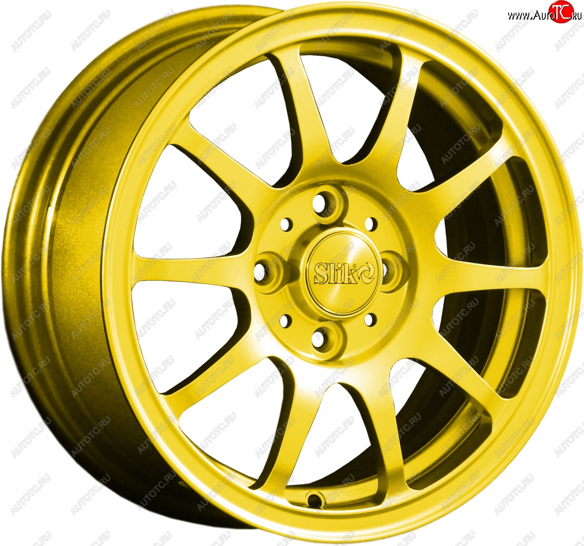 12 799 р. Кованый диск Slik Classik 6x14 (Ярко желтый RAL 1021)   (Цвет: Ярко желтый RAL 1021)  с доставкой в г. Кемерово