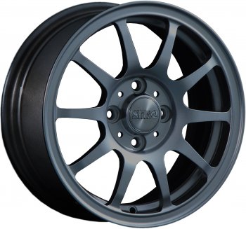 12 799 р. Кованый диск Slik Classik 6x14 (Металлик графит матовый)   (Цвет: Металлик графит матовый)  с доставкой в г. Кемерово. Увеличить фотографию 1