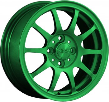 12 799 р. Кованый диск Slik Classik 6x14 (Зеленый)   (Цвет: Зеленый)  с доставкой в г. Кемерово. Увеличить фотографию 1