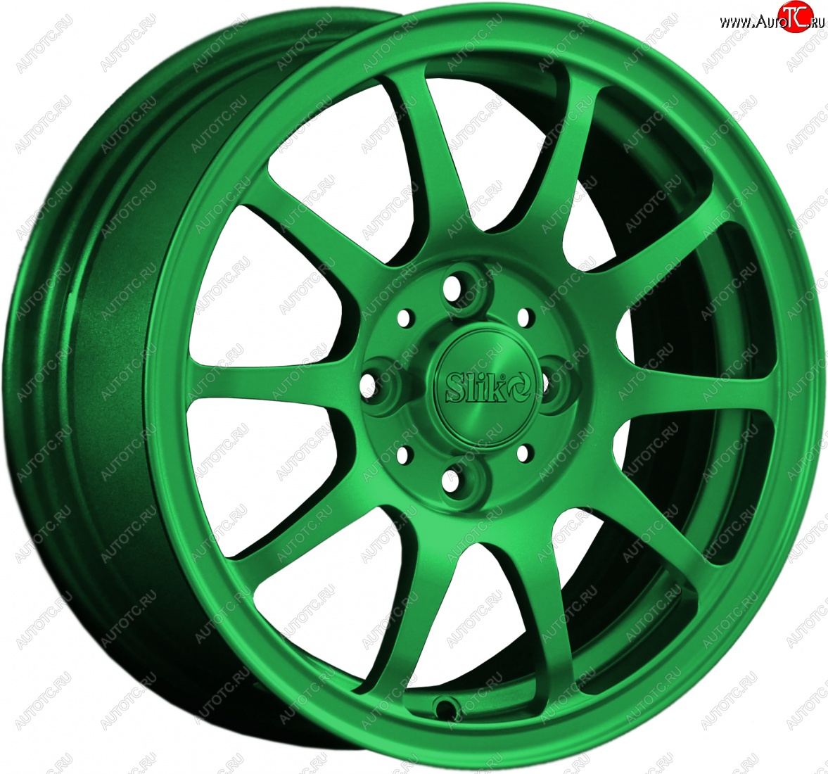 12 799 р. Кованый диск Slik Classik 6x14 (Зеленый)   (Цвет: Зеленый)  с доставкой в г. Кемерово