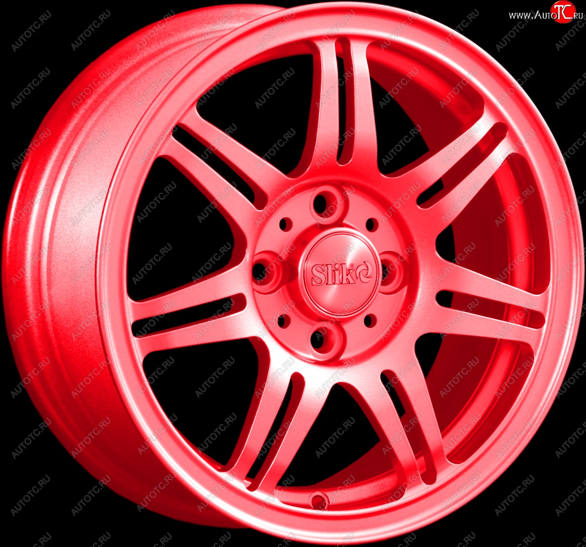 12 799 р. Кованый диск Slik Classik 6x14 (Candy алый)   (Цвет: Candy алый)  с доставкой в г. Кемерово