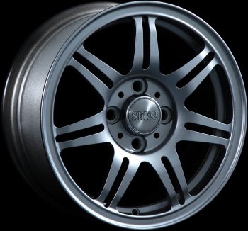 12 799 р. Кованый диск Slik Classik 6x14 (Графит глянцевый)   (Цвет: Графит глянцевый)  с доставкой в г. Кемерово. Увеличить фотографию 1