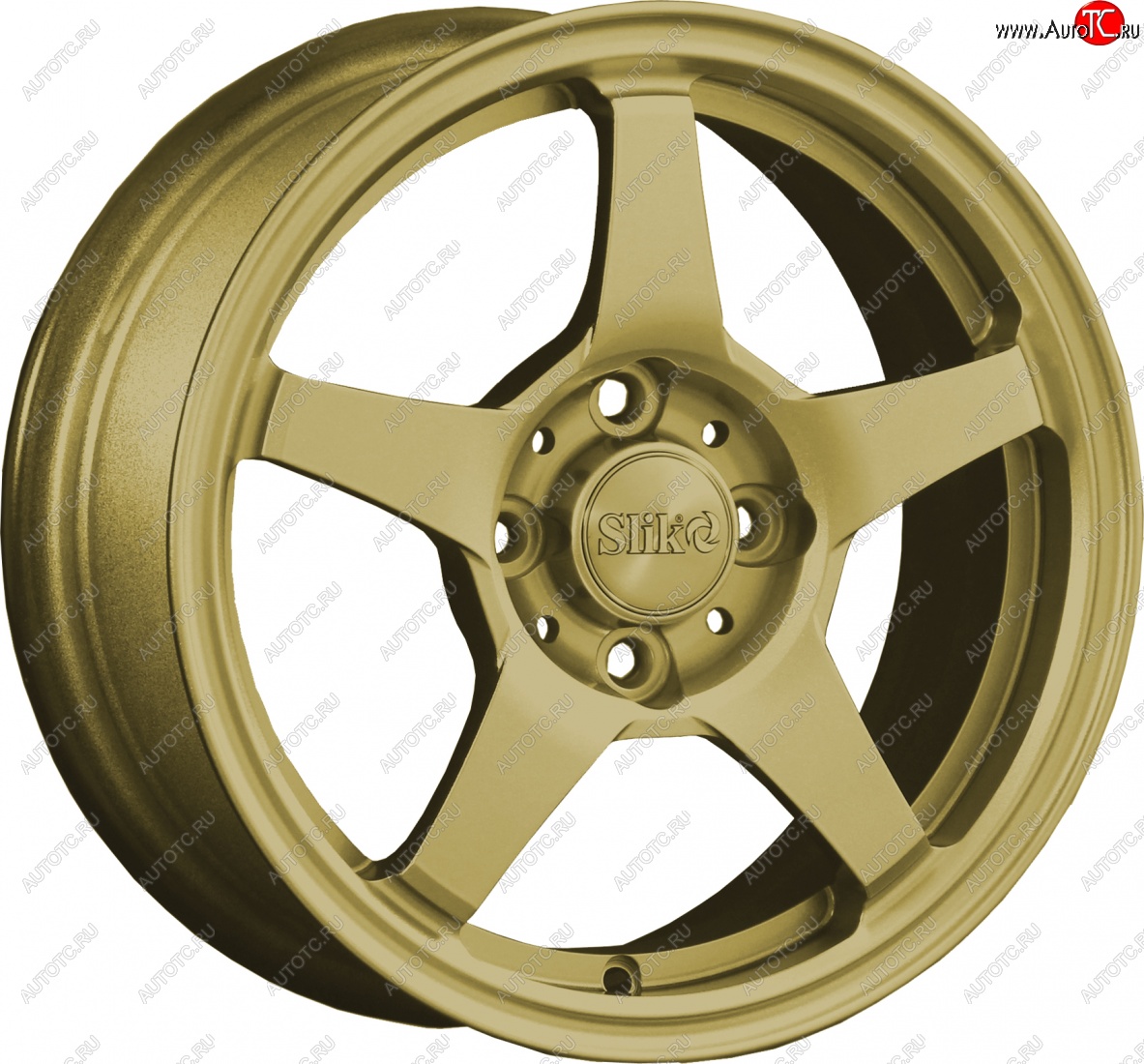 12 799 р. Кованый диск Slik Classik 6x14 (Металлик золотой)   (Цвет: Металлик золотой)  с доставкой в г. Кемерово