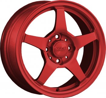 12 799 р. Кованый диск Slik Classik 6x14 (Красный)   (Цвет: Красный)  с доставкой в г. Кемерово. Увеличить фотографию 1