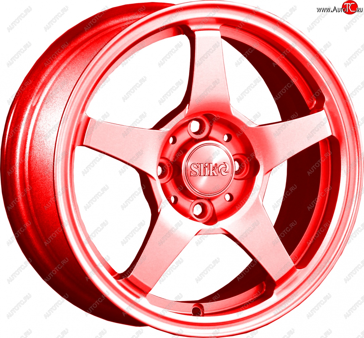 12 799 р. Кованый диск Slik Classik 6x14 (Candy алый)   (Цвет: Candy алый)  с доставкой в г. Кемерово