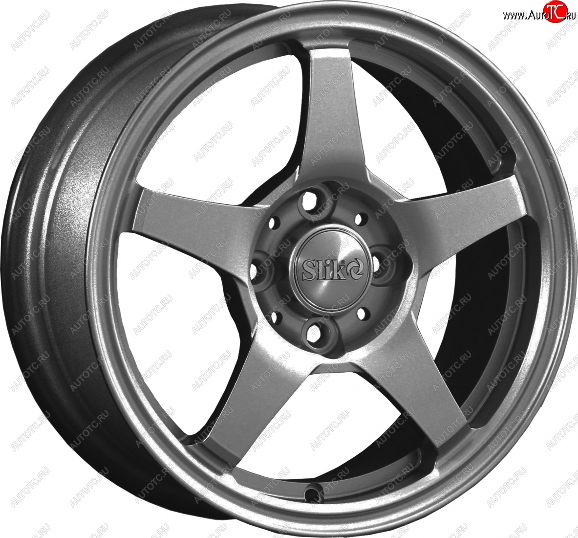 12 799 р. Кованый диск Slik Classik 6x14 (Металлик графит матовый)   (Цвет: Металлик графит матовый)  с доставкой в г. Кемерово