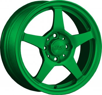 12 799 р. Кованый диск Slik Classik 6x14 (Зеленый)   (Цвет: Зеленый)  с доставкой в г. Кемерово. Увеличить фотографию 1