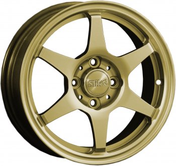 Кованый диск Slik Classik 6x14 (Металлик золотой) Toyota Camry V20 (1986-1990) 5x114.3xDIA60.1xET39.0