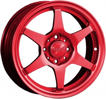 12 799 р. Кованый диск Slik Classik 6x14 (Candy красный)   (Цвет: Candy красный)  с доставкой в г. Кемерово. Увеличить фотографию 1