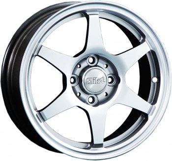 12 799 р. Кованый диск Slik Classik 6x14 (Белый)   (Цвет: Белый)  с доставкой в г. Кемерово. Увеличить фотографию 1
