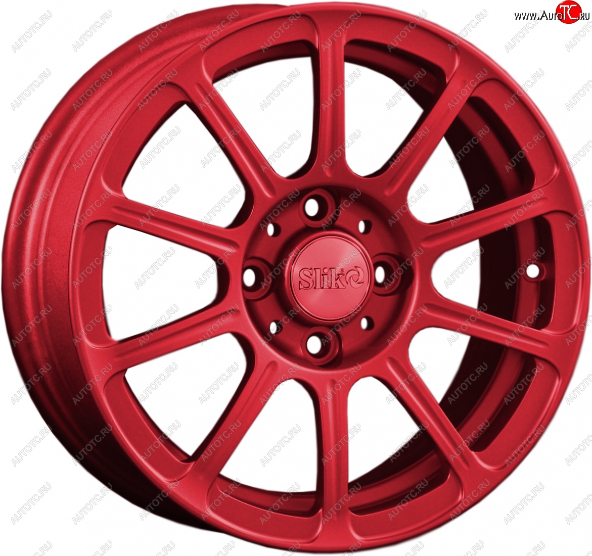 5 999 р. Кованый диск Slik Classik 6x14 (Candy красный)   (Цвет: Candy красный)  с доставкой в г. Кемерово