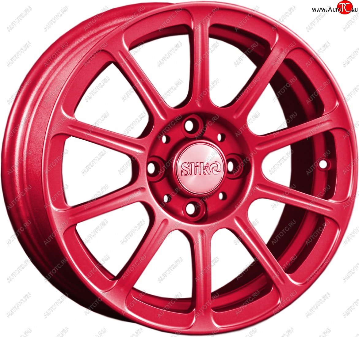 5 999 р. Кованый диск Slik Classik 6x14 (Candy рубиновый)   (Цвет: Candy рубиновый)  с доставкой в г. Кемерово