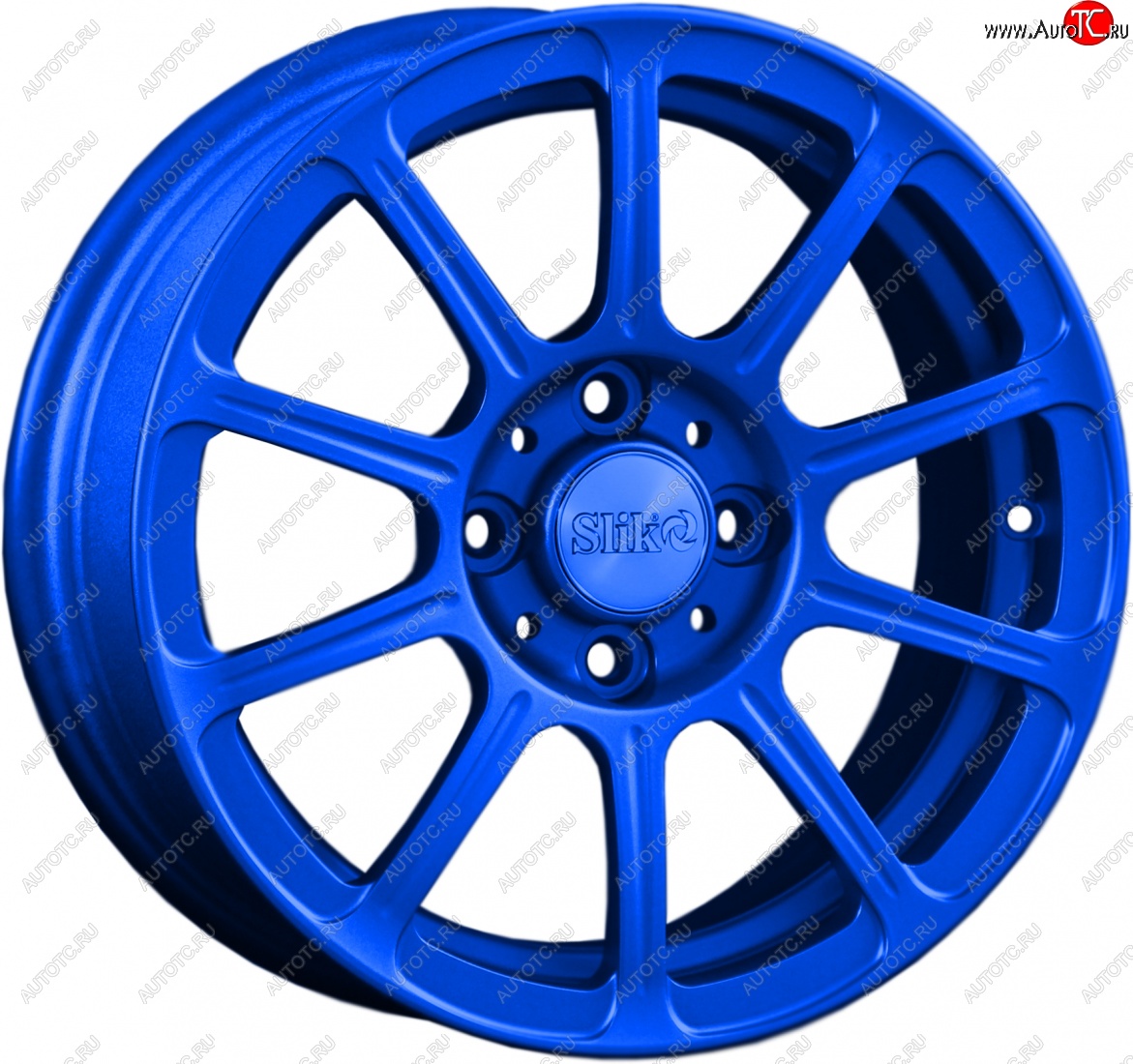5 999 р. Кованый диск Slik Classik 6x14 (Синий)   (Цвет: Синий)  с доставкой в г. Кемерово