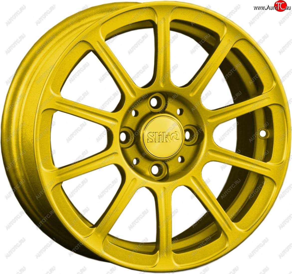 5 999 р. Кованый диск Slik Classik 6x14 (Ярко желтый RAL 1021)   (Цвет: Ярко желтый RAL 1021)  с доставкой в г. Кемерово