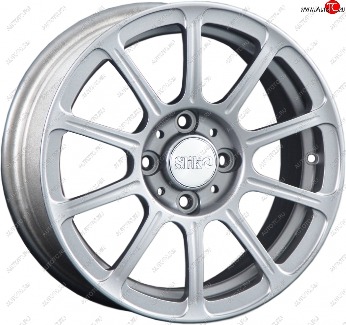 5 999 р. Кованый диск Slik Classik 6x14 (Металлик яркое-блестящее серебро)   (Цвет: Металлик яркое-блестящее серебро)  с доставкой в г. Кемерово
